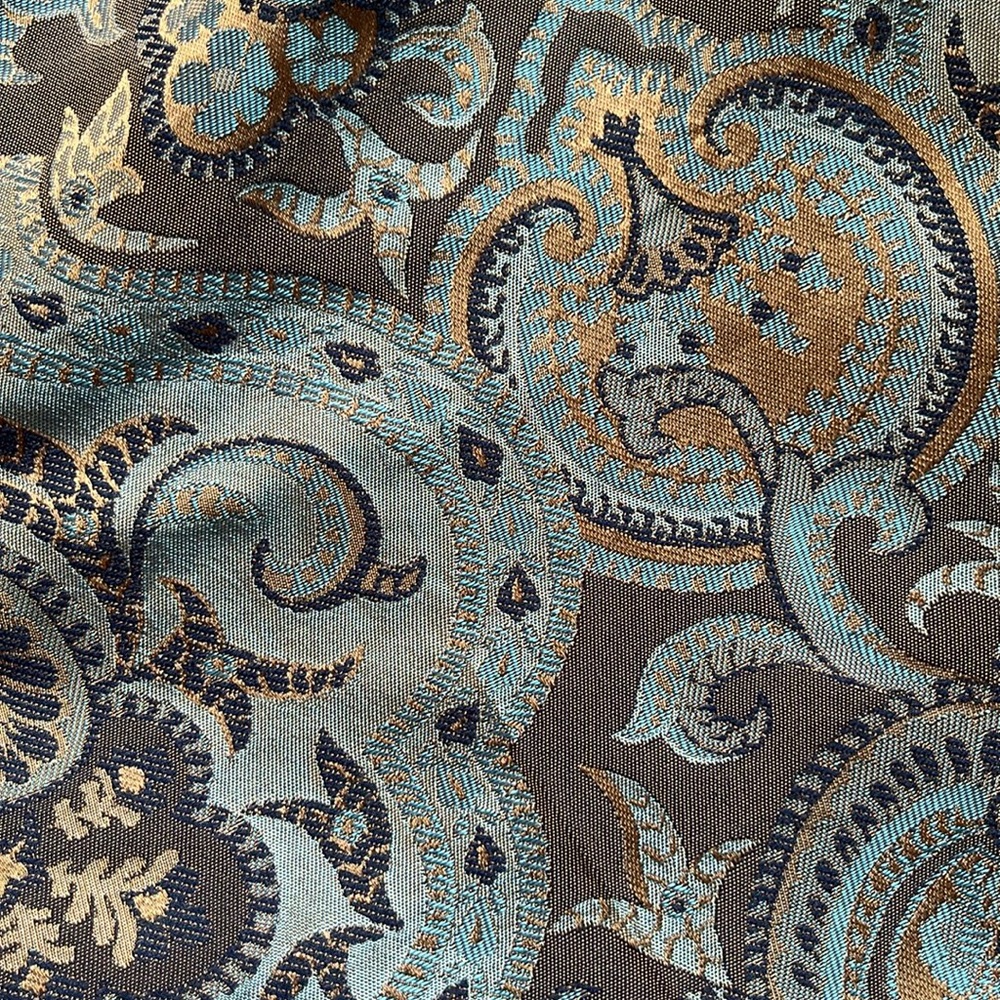 Express Brocade Satin Slacks 8 wide leg - Picture 8 of 9